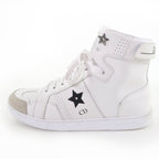Dior Star Leather High Cut Sneakers White 36.5 — view 5