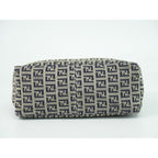 Fendi Zucchino Handbag Canvas Gray Navy Bag — view 3