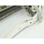 Fendi Zucchino Handbag Canvas Gray Navy Bag — view 5