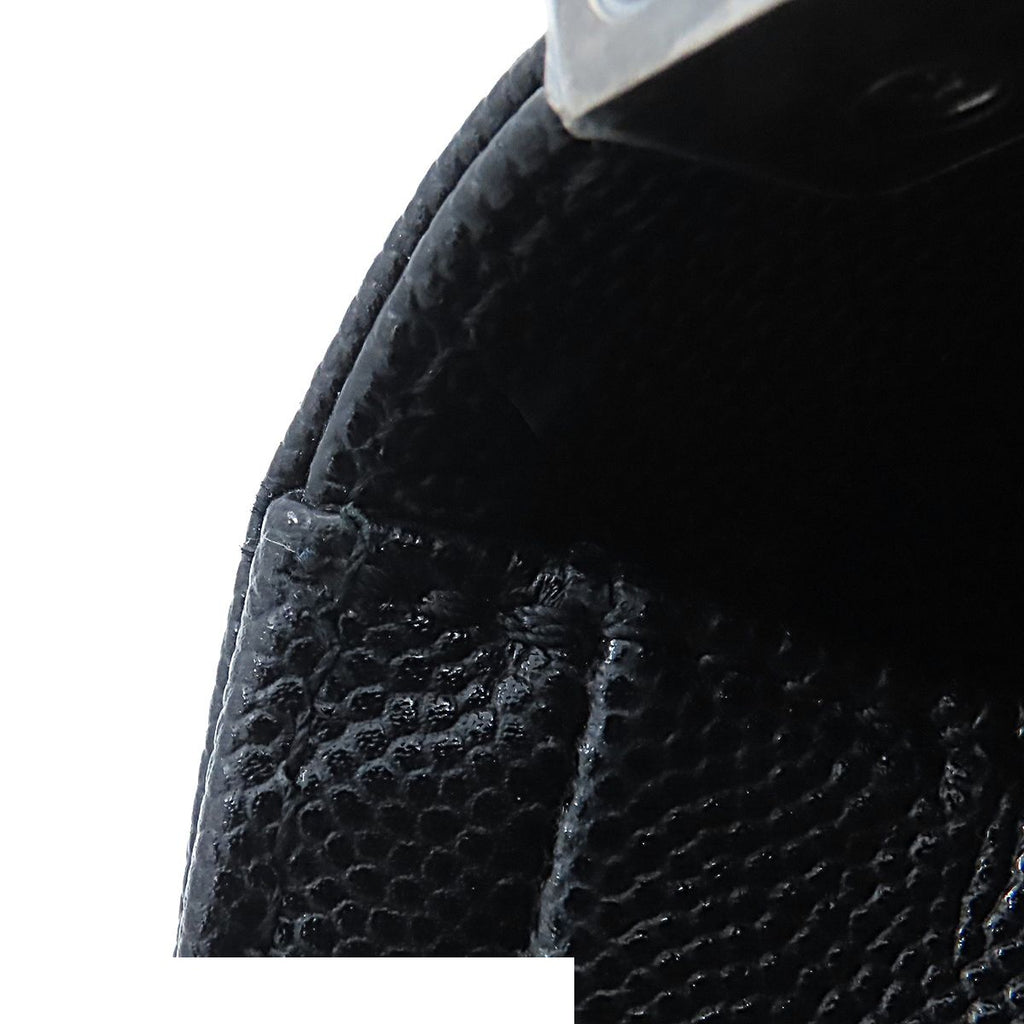 Chanel Boy Black Silver Caviar Leather 20 Small Chain Shoulder Bag — view 6