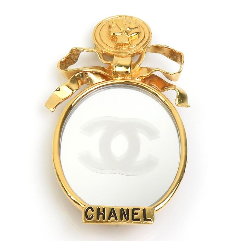 Chanel Brooch Coco Mark Mirror — view 2