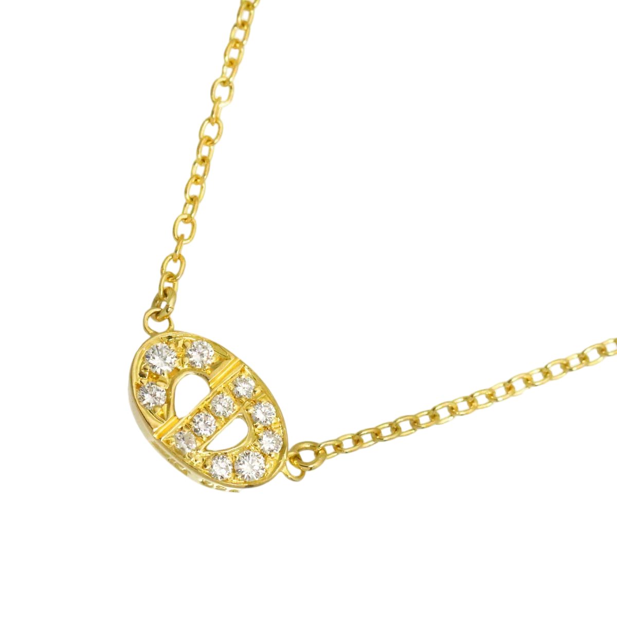 Dior Diamond Necklace 41 cm 18k YG Yellow Gold