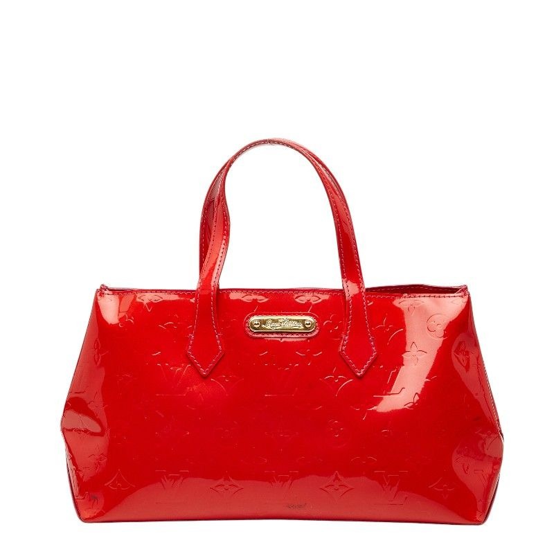 Louis Vuitton Monogram Vernis Wilshire PM Pomme D'amour Red Patent Handbag