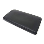 Saint Laurent Wallet Black Leather Round Zipper Long — view 2