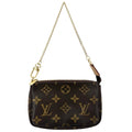 Louis Vuitton Handbags Monogram Mini Pochette Handbag