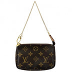Louis Vuitton Handbags Monogram Mini Pochette Handbag