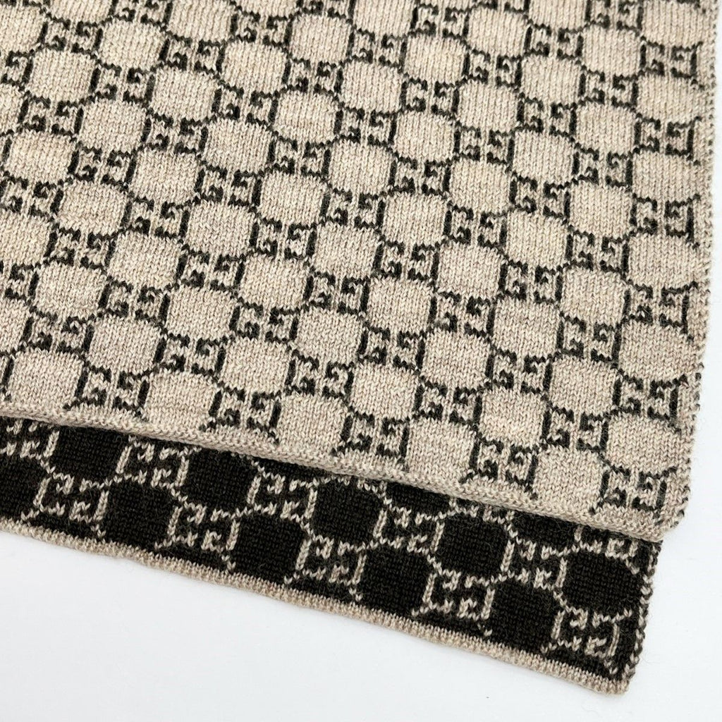 Gucci Scarf Cashmere Brown — view 6