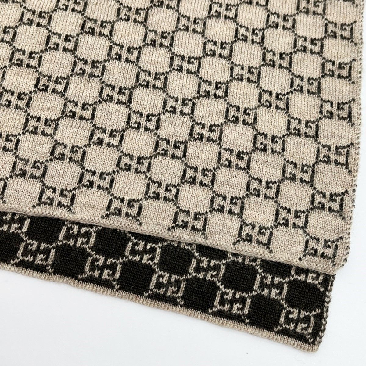 Gucci Scarf Cashmere Brown — view 6