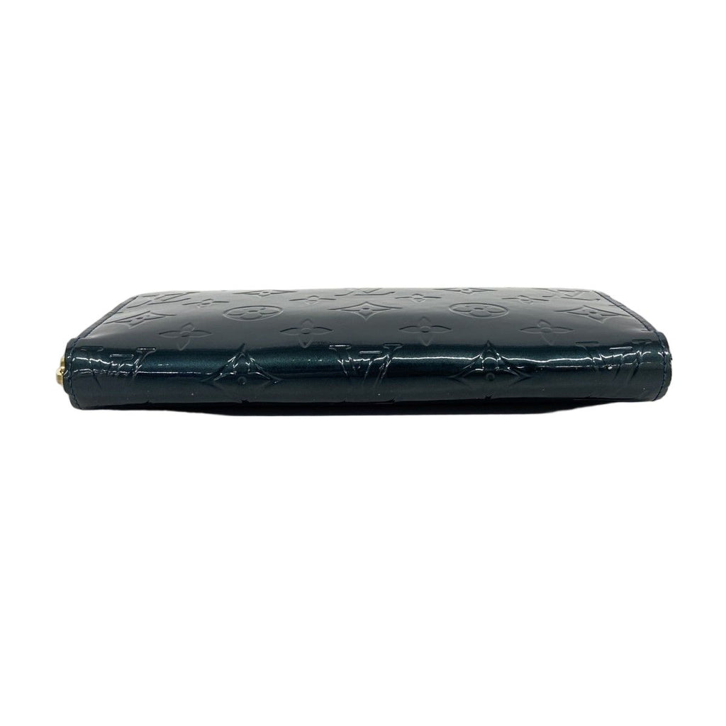 Louis Vuitton Wallet Vernis Zippy Blue New — view 2