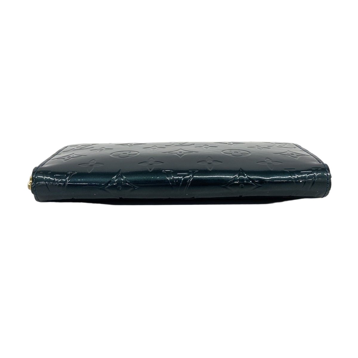 Louis Vuitton Wallet Vernis Zippy Blue New — view 2