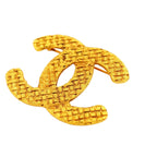 Chanel Brooch Vintage CC Logo Gold Plated — view 2