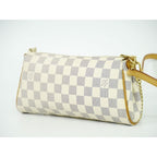 Louis Vuitton Eva Damier Azur 2-Way Shoulder Bag Handbag White — view 2