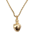 Christian Dior Poison Necklace Metal Gold Pendant Perfume Bottle GP