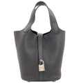 Hermes Picotin Lock PM Silver Handbag Taurillon