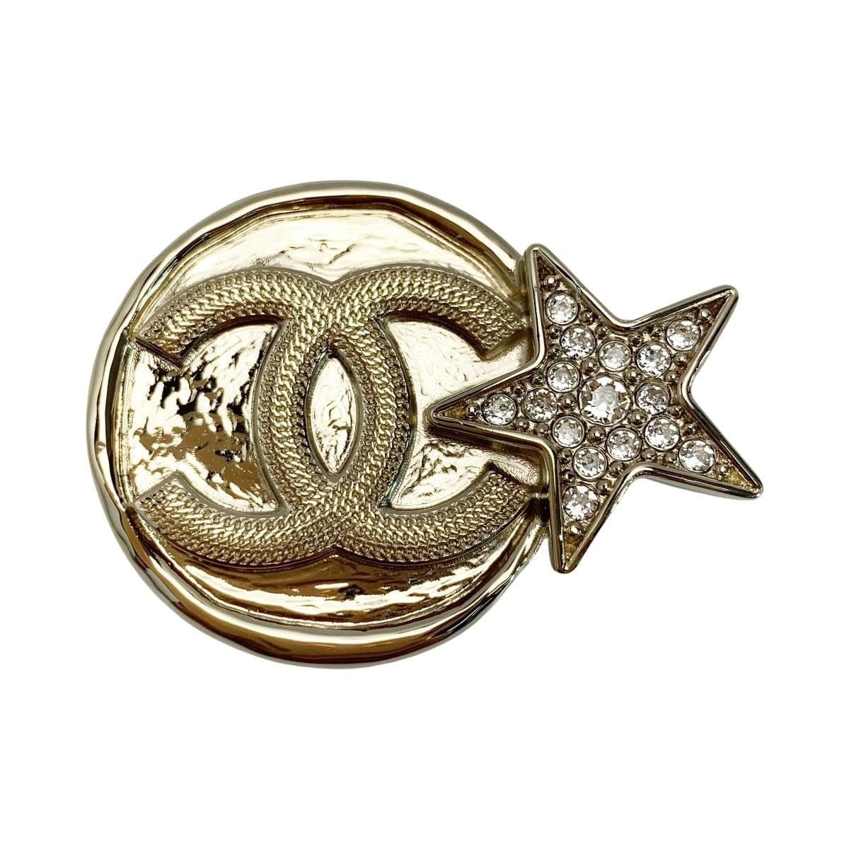 Chanel Star Coco Mark Brooch B23 B Gold Plated — view 2
