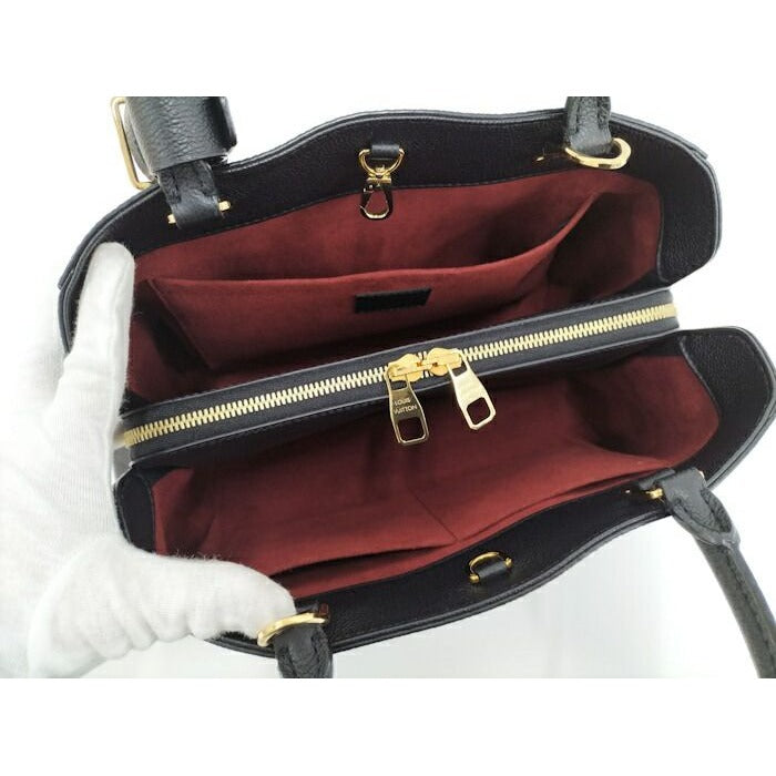 Louis Vuitton Montaigne MM Handbag Monogram Empreinte — view 7