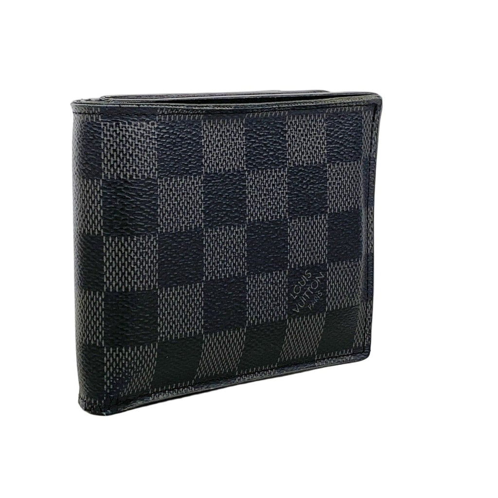 Louis Vuitton Wallet Damier Graphite Portefeuille Amerigo NM Black Gray — view 2