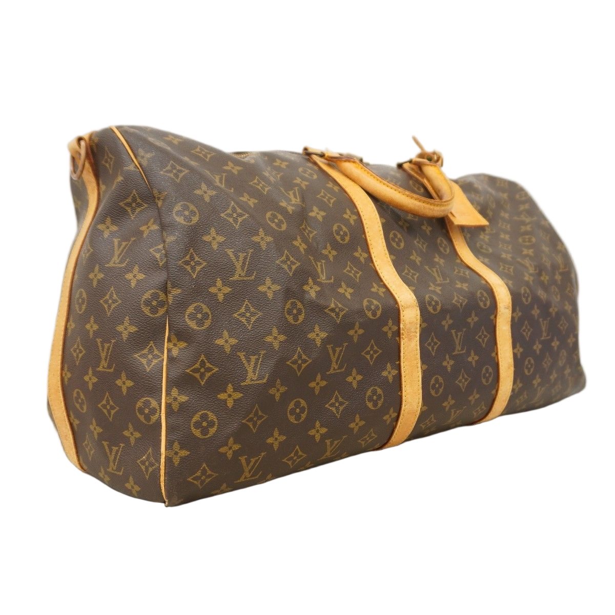 Louis Vuitton Boston Bag Monogram Keepall Bandouliere 60 Brown — view 2