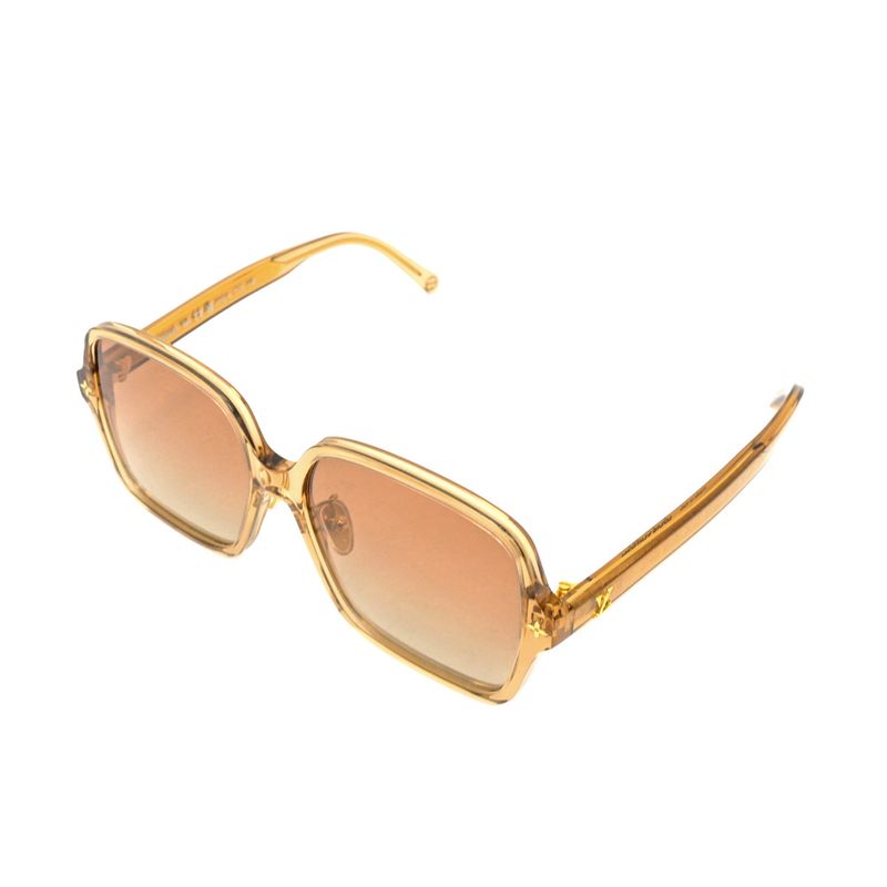 Louis Vuitton Sunglasses Aura Square Ambre Z3045 E Gdhardware — view 4