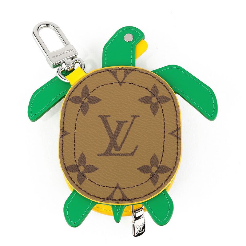 Louis Vuitton Key Holder Keyholder Turtle Brown Green — view 2