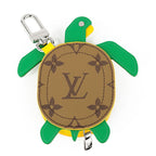 Louis Vuitton Key Holder Keyholder Turtle Brown Green — view 2