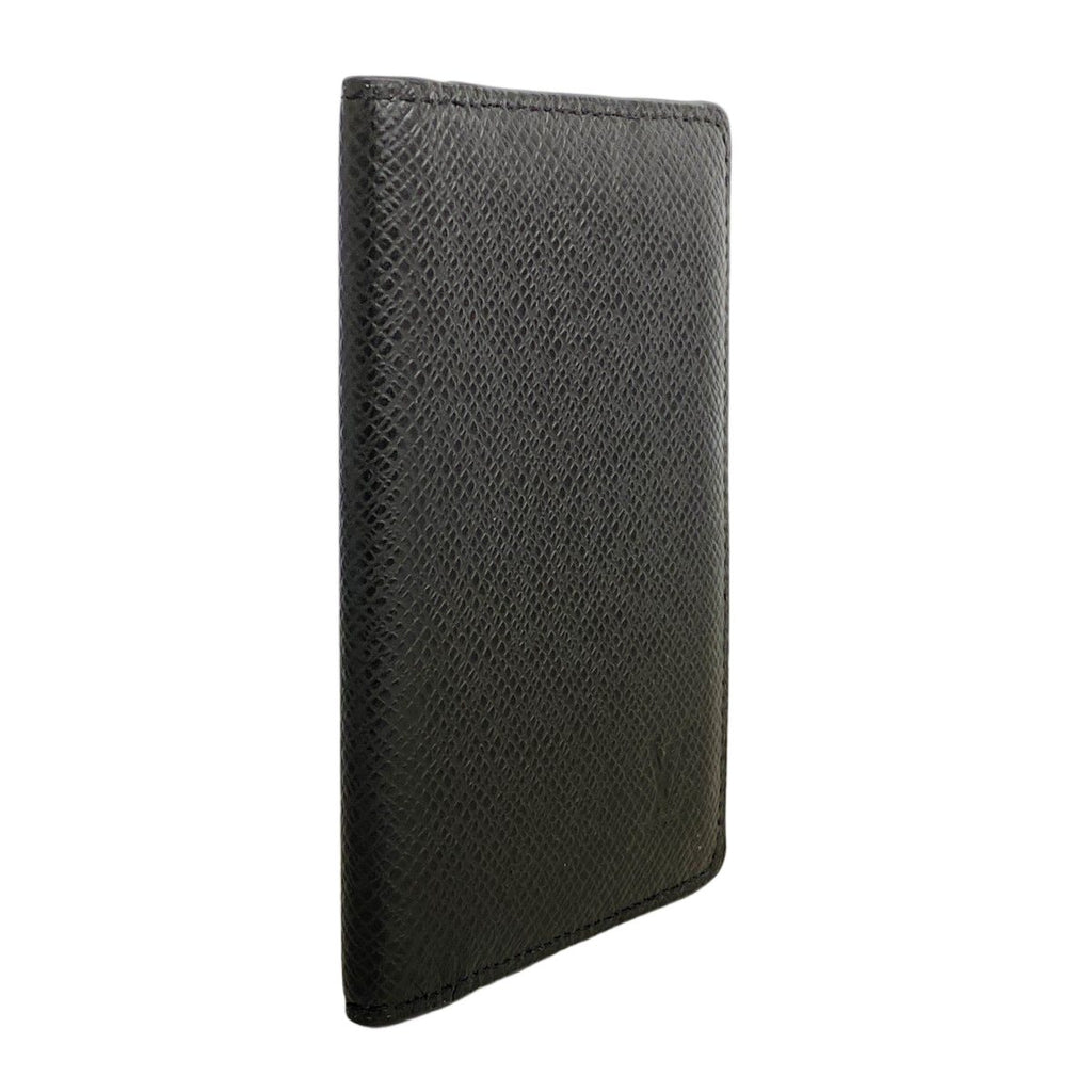 Louis Vuitton Card Case Taiga Organizer de Poche Noir — view 2