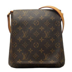 Louis Vuitton Monogram Musette Salsa Long Crossbody Shoulder Bag Brown Leather