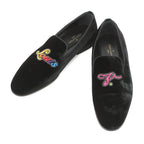 Louis Vuitton Loafers Euteuil 5.5 Shoes Noir Black Multicolor