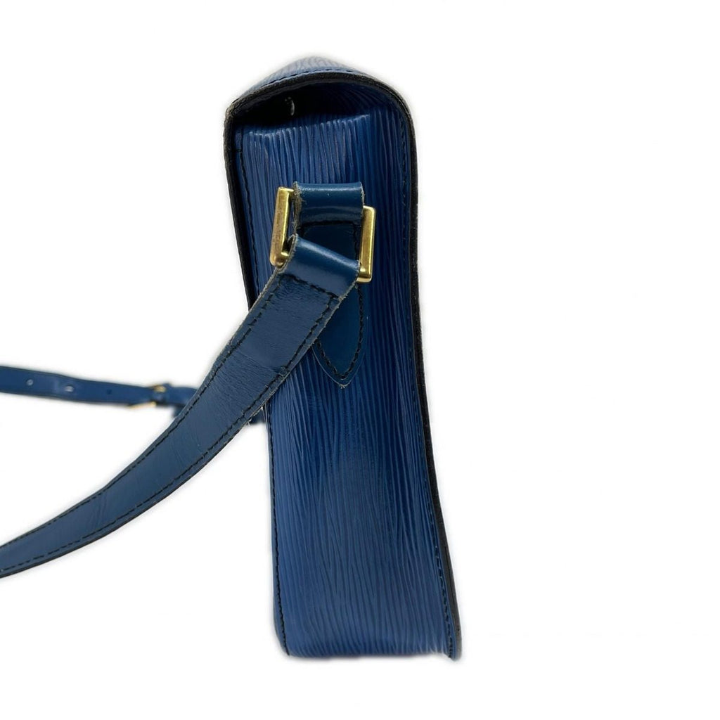 Louis Vuitton Shoulder Bag Epi Sangle Blue — view 3