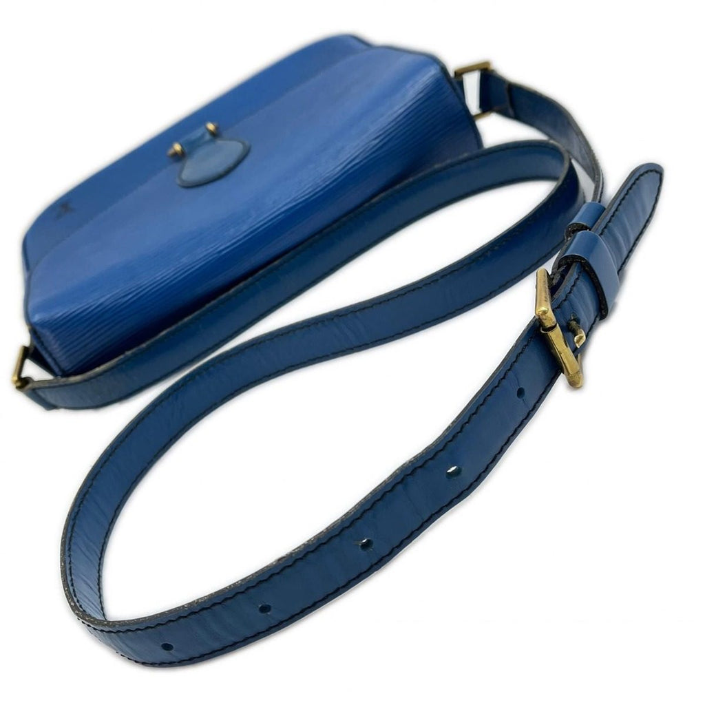 Louis Vuitton Shoulder Bag Epi Sangle Blue — view 5