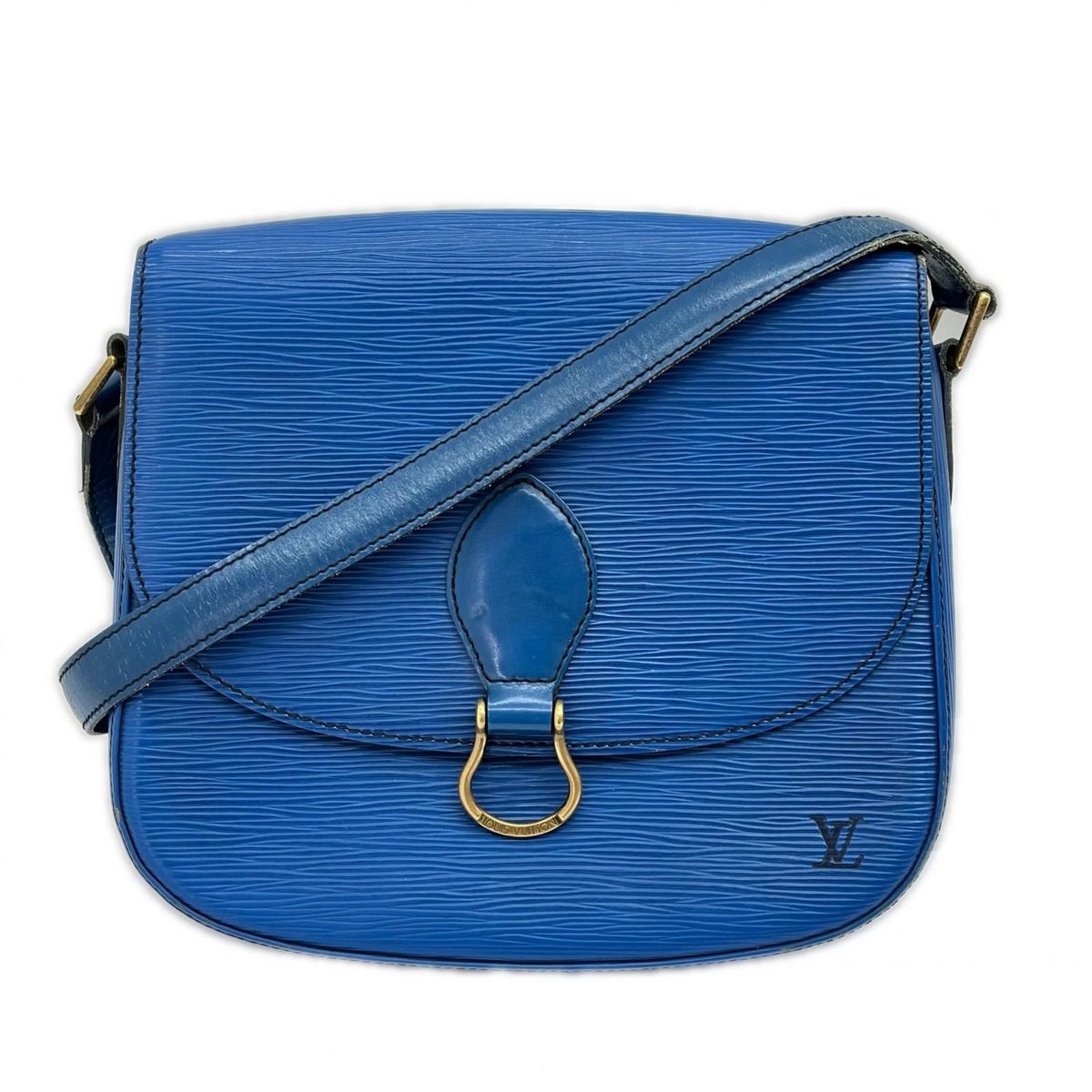 Louis Vuitton Shoulder Bag Epi Sangle Blue