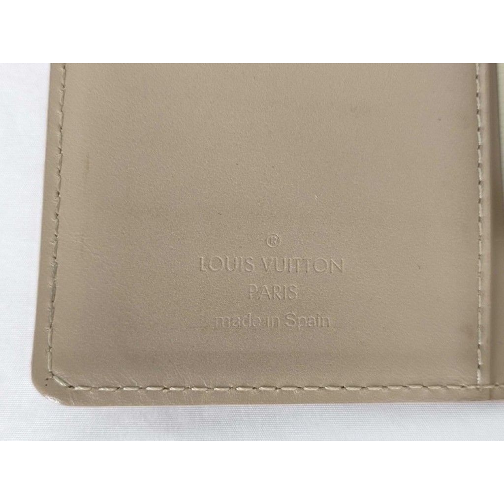 Louis Vuitton Notebook Cover Agenda PM Yellow Monogram Vernis System 6 Holes — view 5