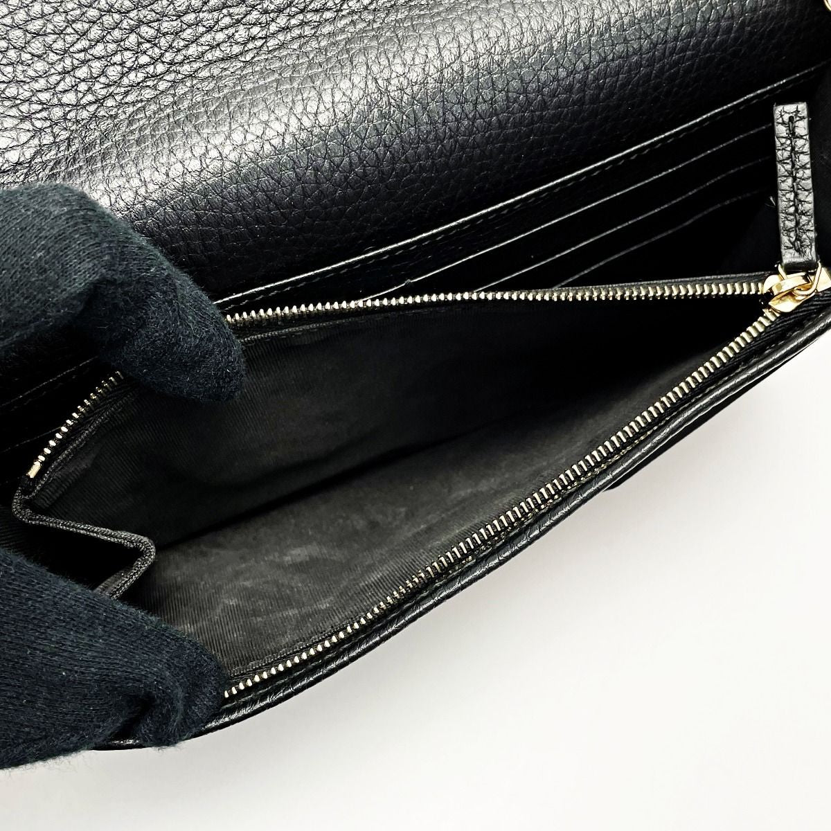 Gucci Soho Black Shoulder Bag Interlocking GG — view 5