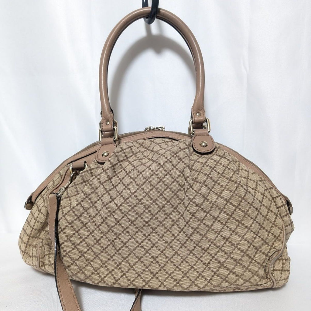 Gucci Diamante Canvas Ski 2-Way Shoulder Bag — view 2