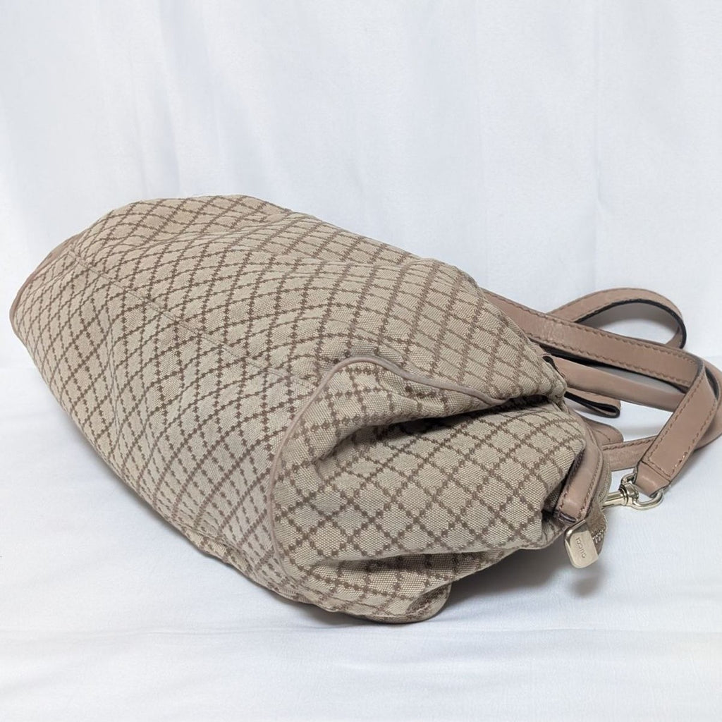 Gucci Diamante Canvas Ski 2-Way Shoulder Bag — view 3