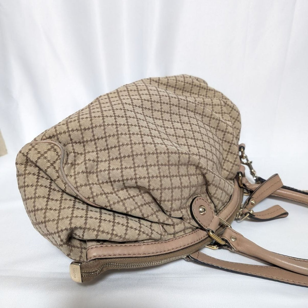 Gucci Diamante Canvas Ski 2-Way Shoulder Bag — view 4