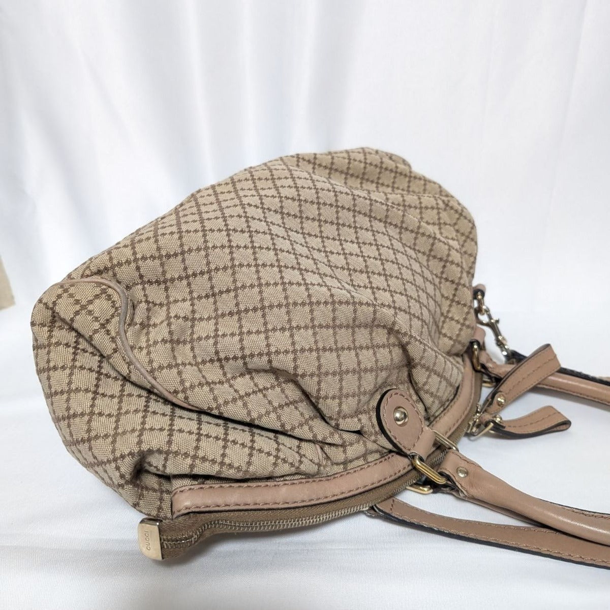 Gucci Diamante Canvas Ski 2-Way Shoulder Bag — view 4