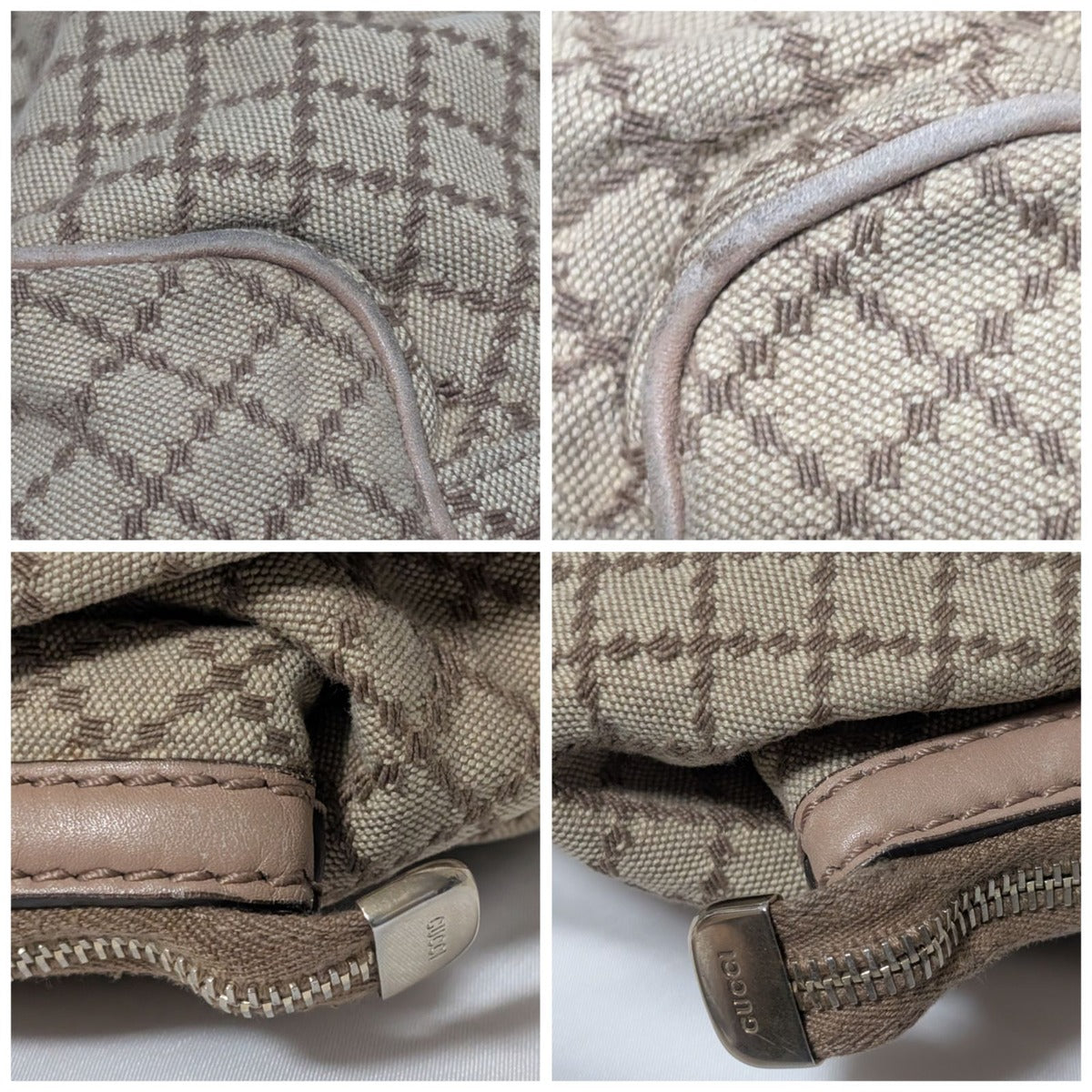 Gucci Diamante Canvas Ski 2-Way Shoulder Bag — view 5