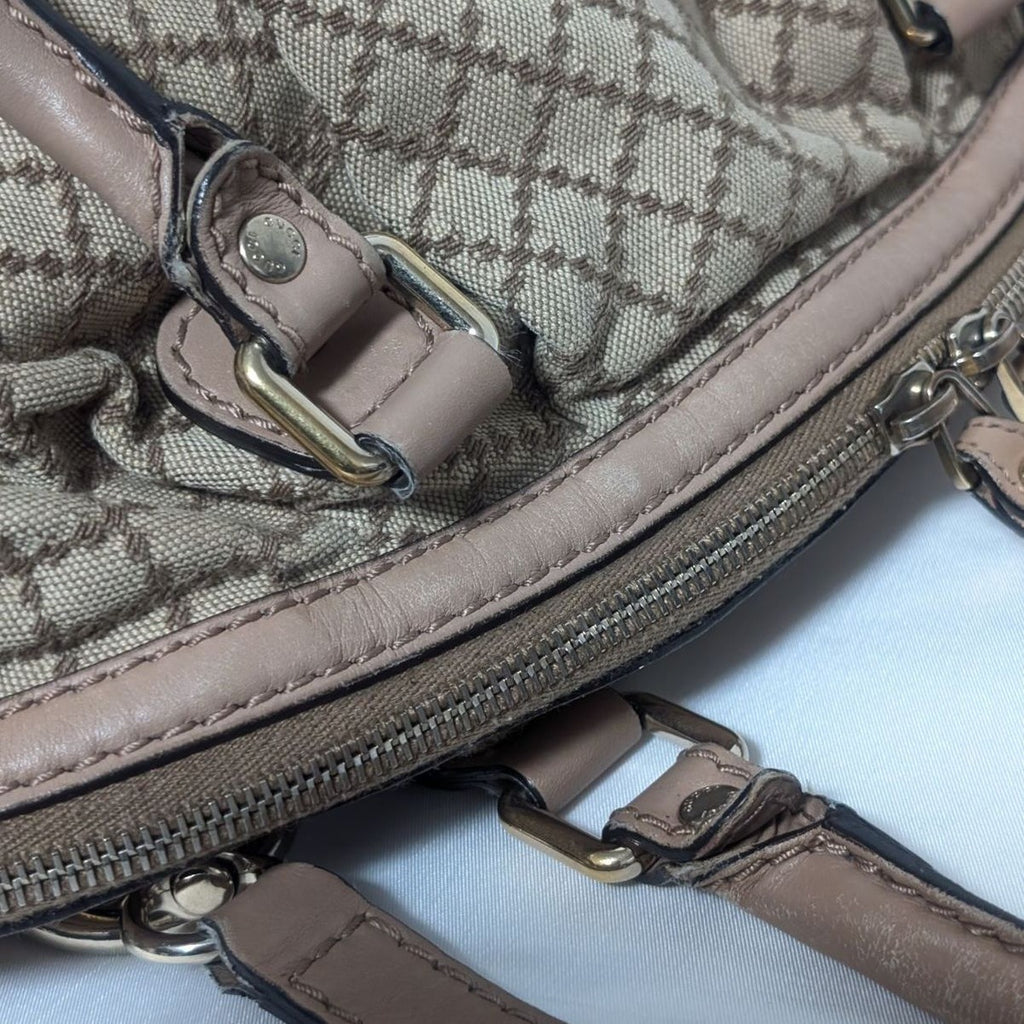 Gucci Diamante Canvas Ski 2-Way Shoulder Bag — view 8