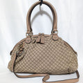 Gucci Diamante Canvas Ski 2-Way Shoulder Bag