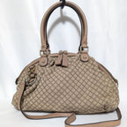 Gucci Diamante Canvas Ski 2-Way Shoulder Bag