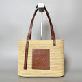 Loewe Square Basket Anagram Tote