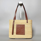 Loewe Square Basket Anagram Tote