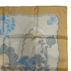 Hermes Carre 90 Doigts de Fee Fairy Finger Scarf Silk Gold — view 4