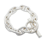 Hermes Bracelet Chaine D'ancre GM Silver — view 2