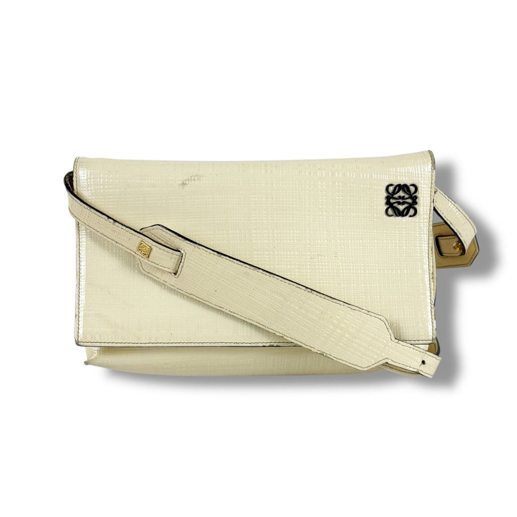 Loewe 2-Way Cross One Linen Anagram Logo Patent