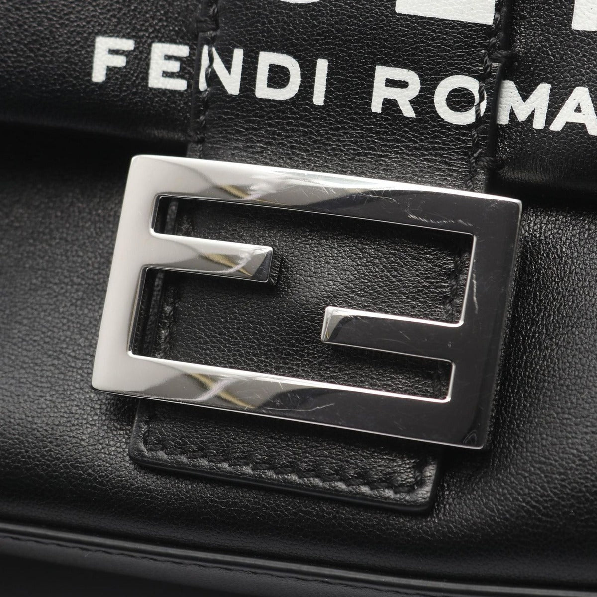 Fendi Handbag Mamma Bucket Black Leather — view 6