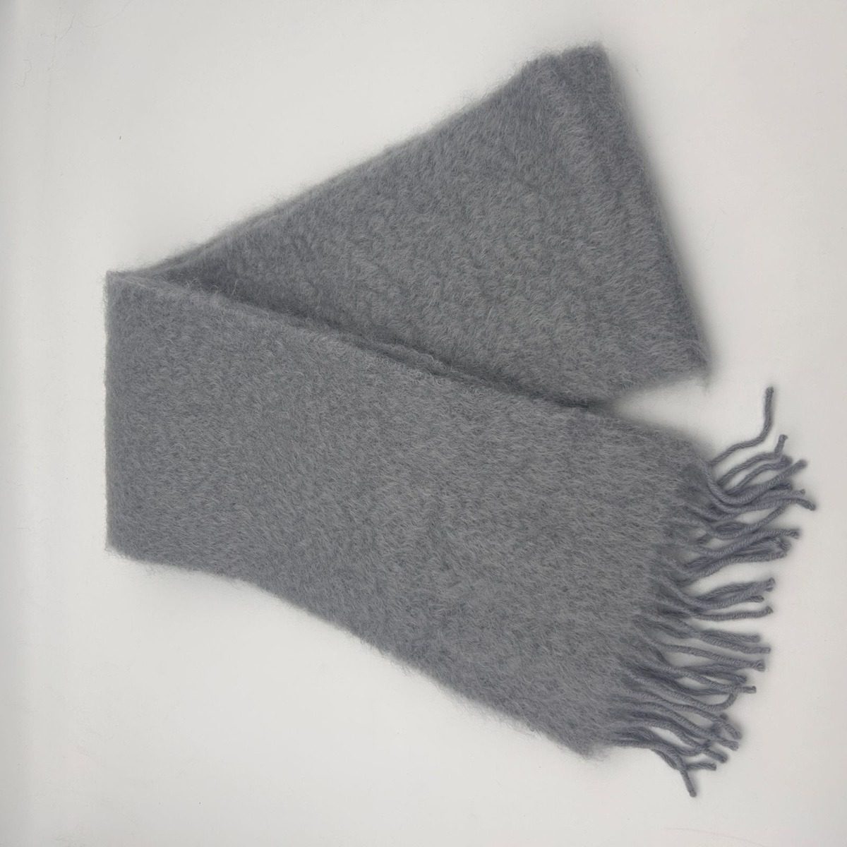 Loewe Scarf Mohair Blue Gray — view 8