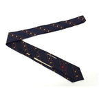 Gucci 100% Silk Bee Tie Business Navy Bp1820 — view 2