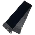 Louis Vuitton Monogram Velour Shawl Echarpe Black Scarf